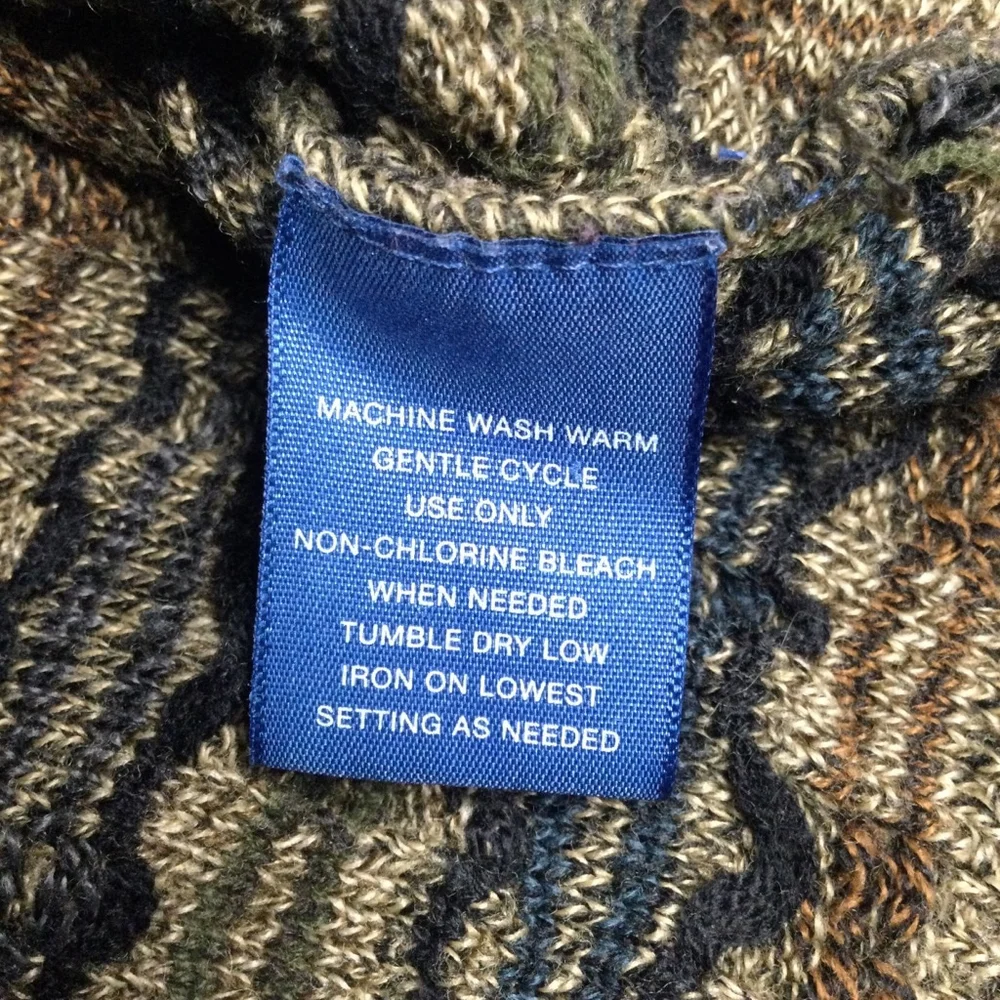 Vintage Men's TownCraft Sweater‎ XXL, Tan